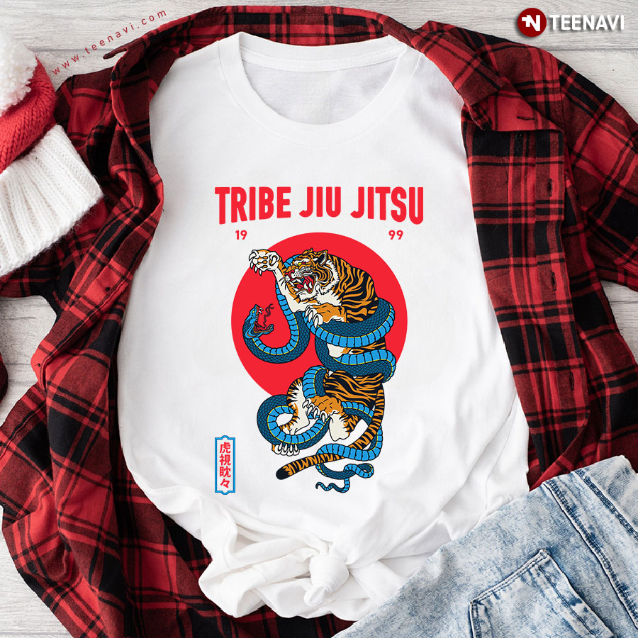 Tribe Jiu Jitsu 1999 Tiger And Snake T-Shirt