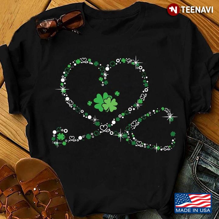 Heart Stethoscope Nurse for St Patrick's Day