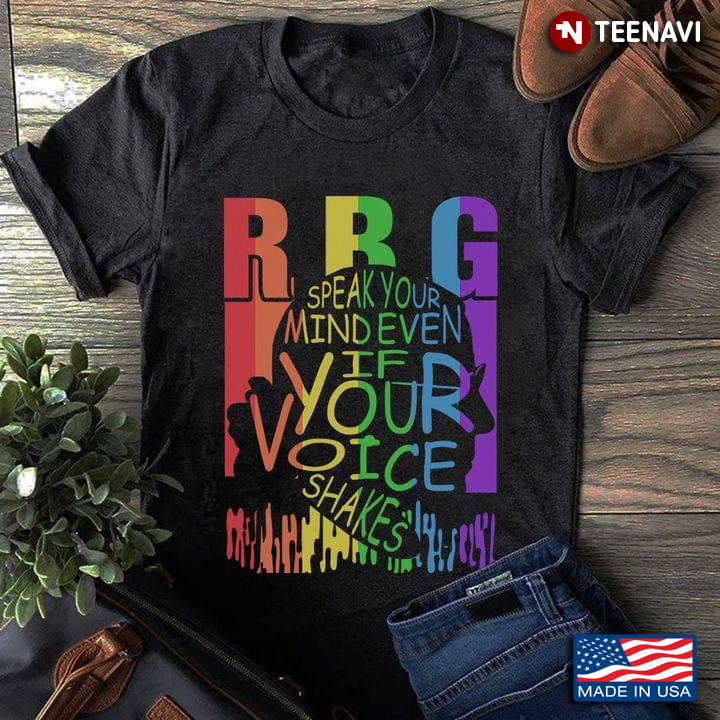 Vintage Ruth Bader Ginsburg RBG Speak Your Mind Even If Your Voice Shakes