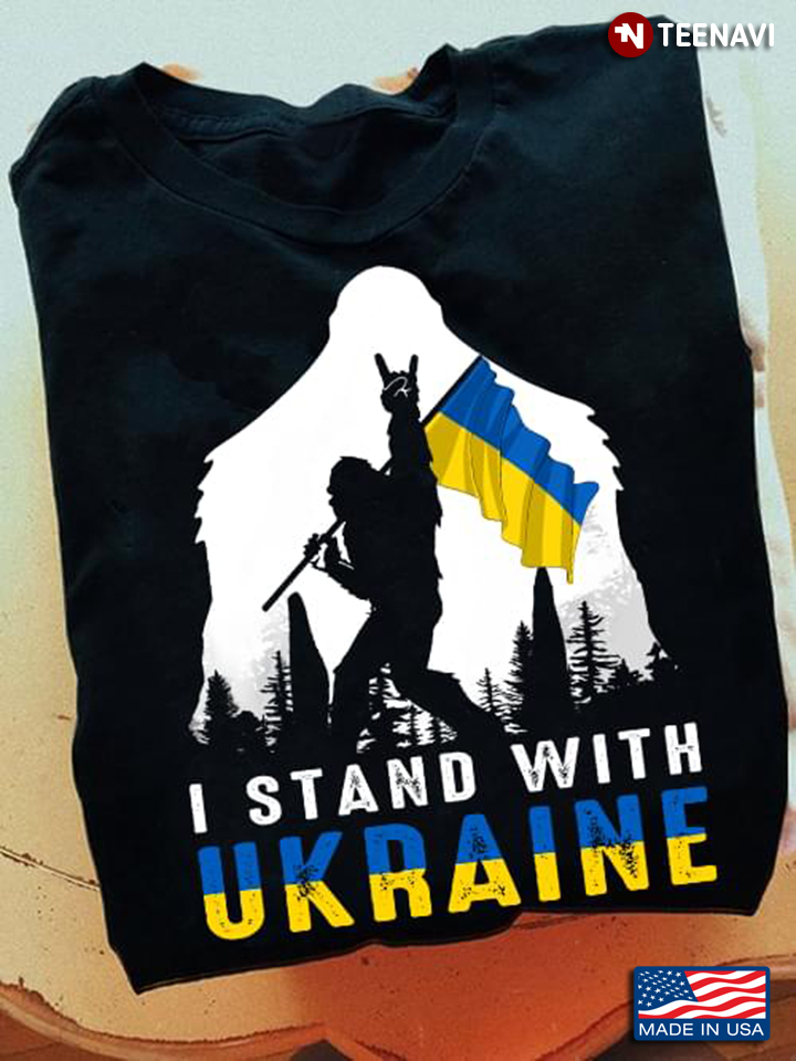Bigfoot I Stand With Ukraine