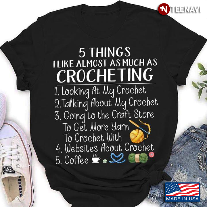 5 Things I Like Almost As Much As Crocheting Looking At My Crochet