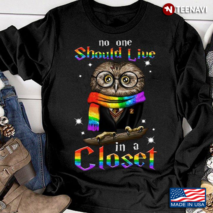 LGBT Owl No One Should Live In A Closet