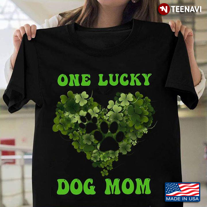 One Lucky Dog Mom for St Patrick's Day