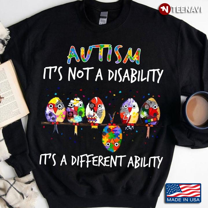 Funny Eggs Autism It's Not A Disability It's A Different Ability