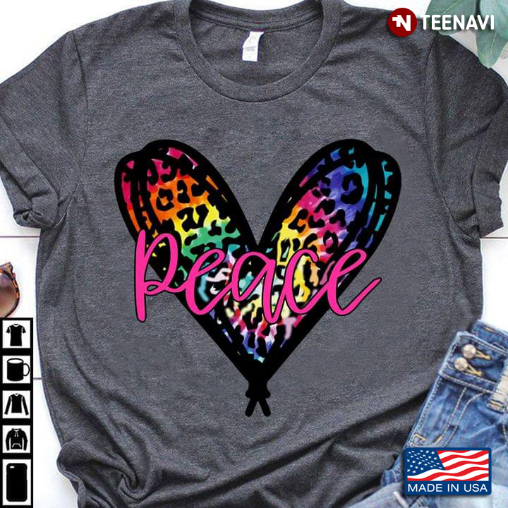 Peace Heart Leopard Cool Design