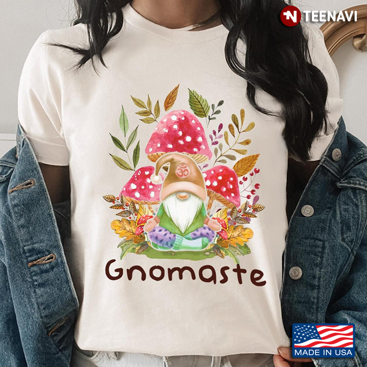 Gnomaste Gnome Namaste Funny Design