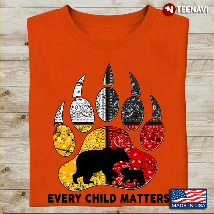 Every Child Matters Bear Orange Shirt Day