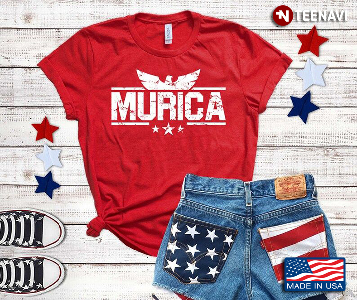 Murica Eagle American Flag Cool Design