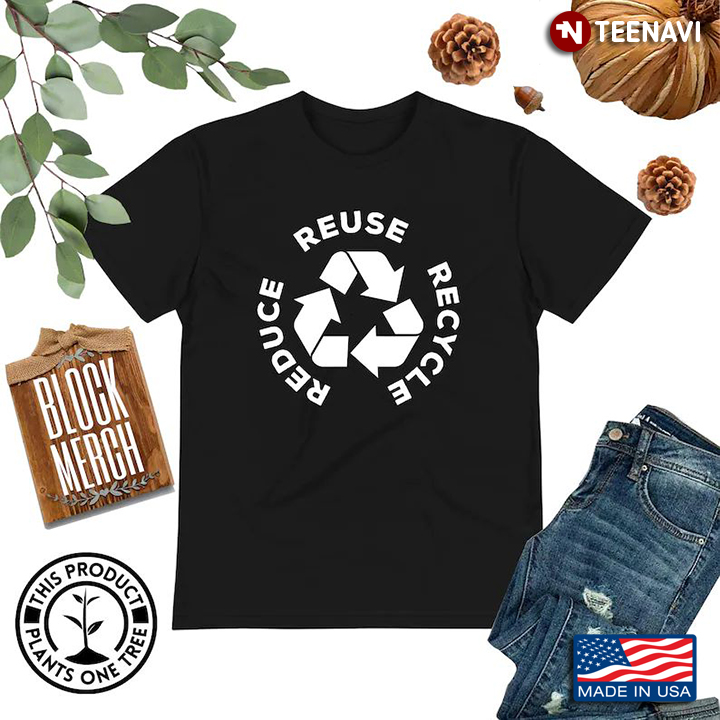 Reuse Recycle Reduce Happy Earth Day