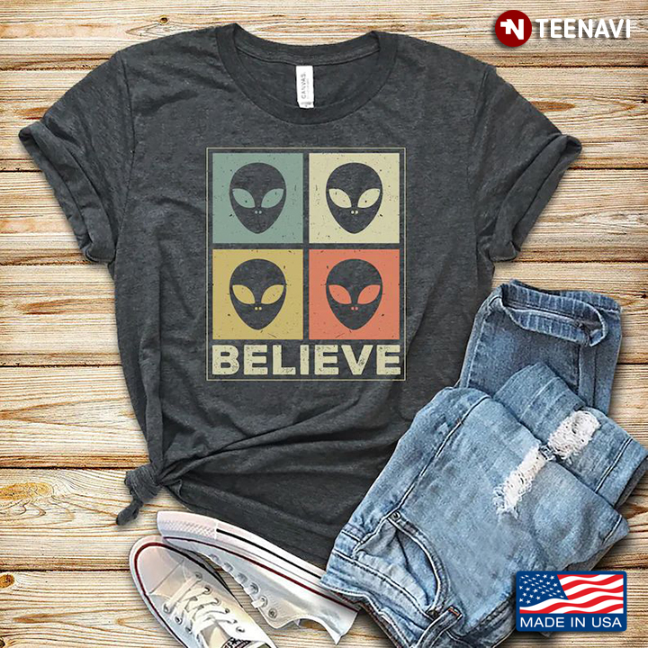 Believe Aliens Funny Design