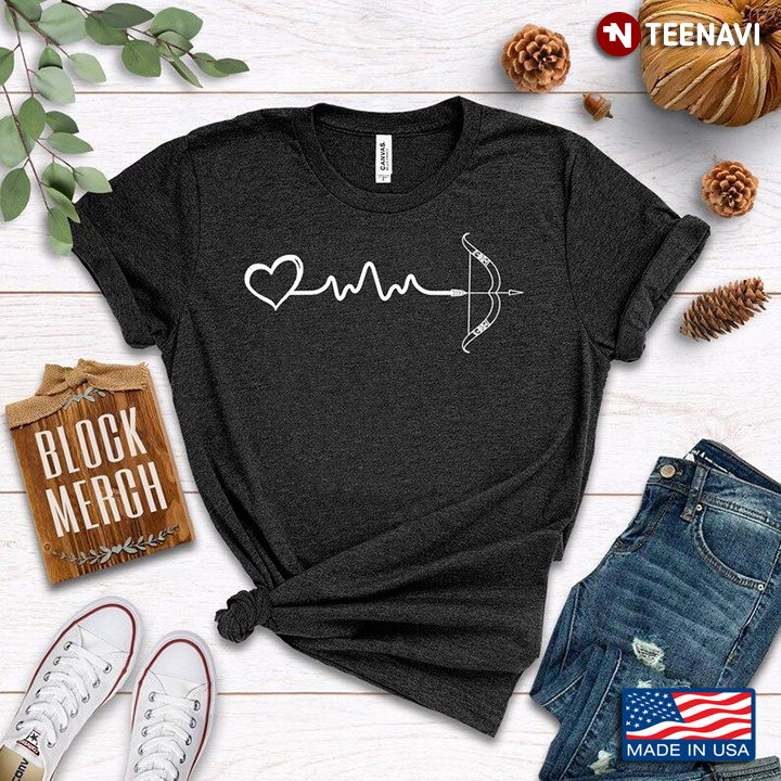 Heartbeat Funny Arrow Cool Design
