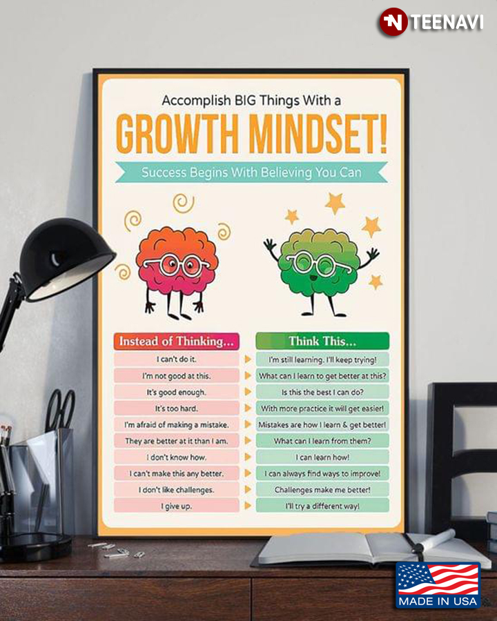 Accomplish Big Things With A Growth Mindset!