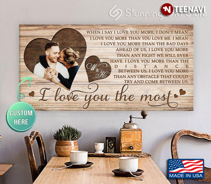 Personalized Couple In Love I Love You The Most