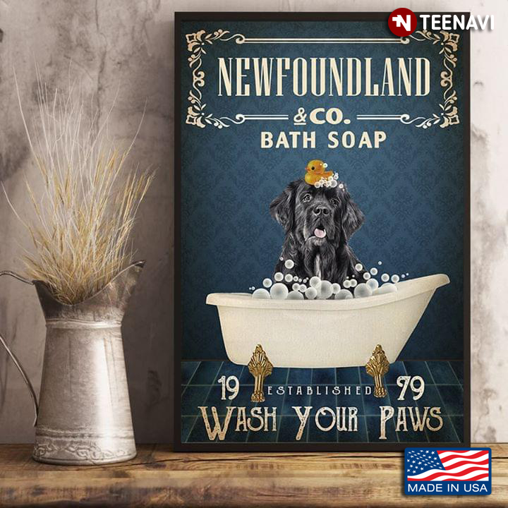 Vintage Newfoundland And Little Duck & Co. Bath Soap Est 1979 Wash Your Paws