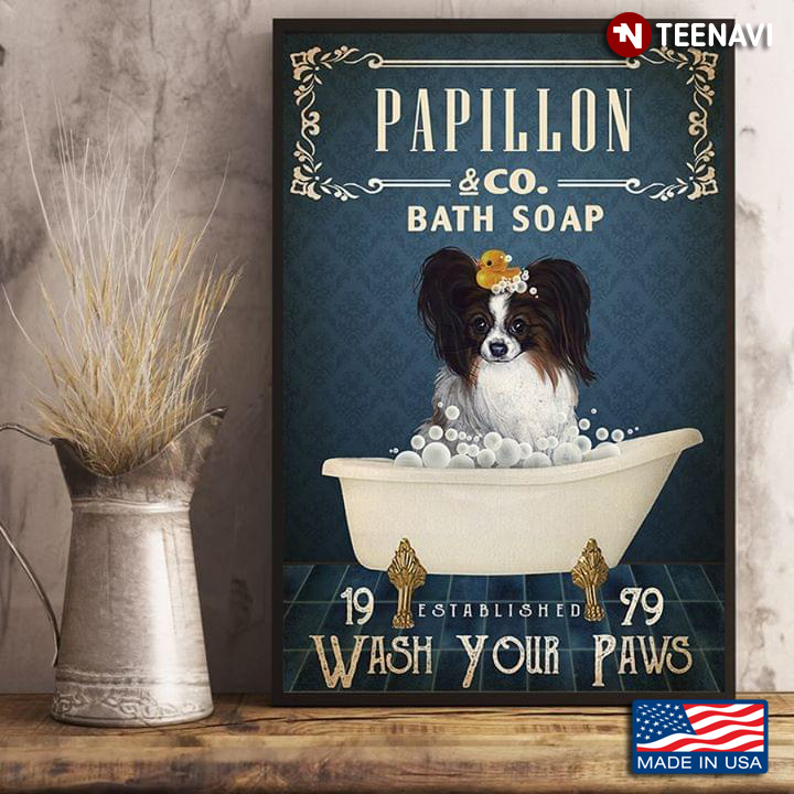Vintage Papillon And Little Duck & Co. Bath Soap Est 1979 Wash Your Paws