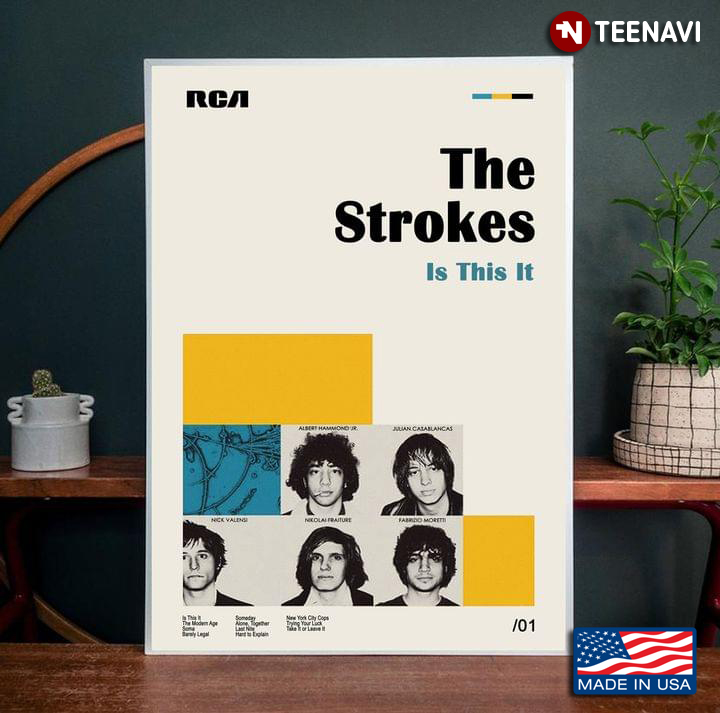 American Rock Band The Strokes Album Is This It