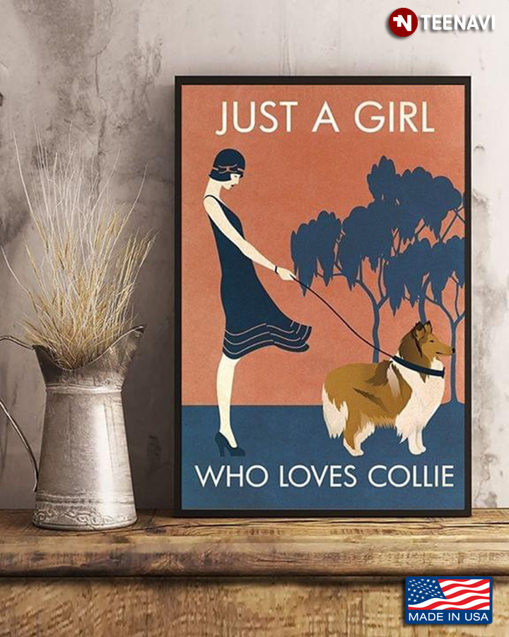 Vintage Just A Girl Who Loves Collie