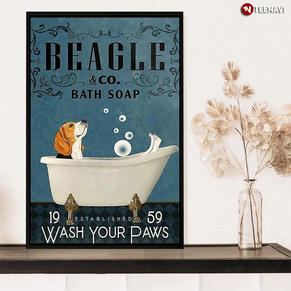 Beagle & Co. Bath Soap Wash Your Fins Beagle Bath Soap 19 Established 59 Wash Your Fins