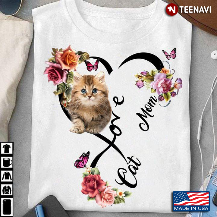 Love Cat Mom Lovely Design for Cat Lover
