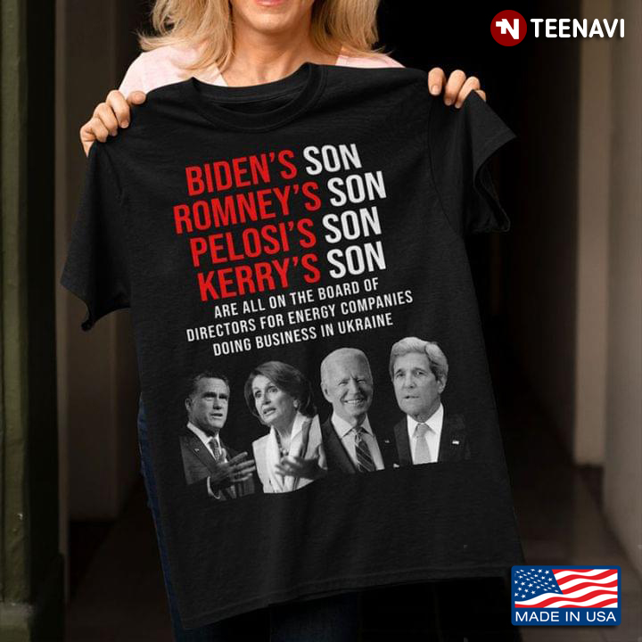 Biden's Son Romney's Son Pelosi's Son Kerry's Son Are All On The Board