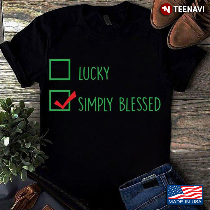Lucky Simple Blessed for St Patrick's Day