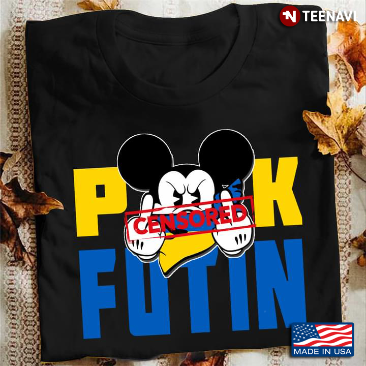 Mickey Mouse Puck Futin Support Ukraine