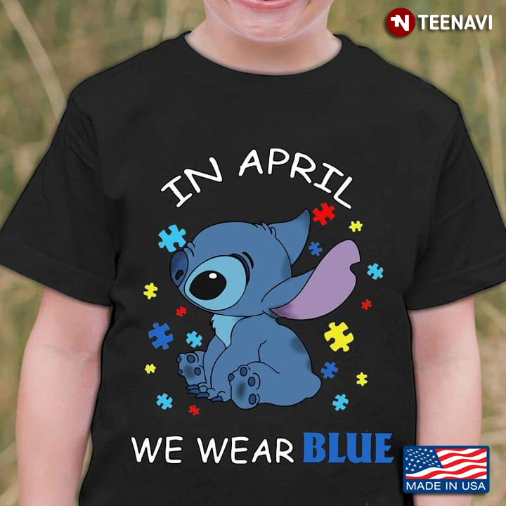 Stitch Autism Awareness In April We Wear Blue
