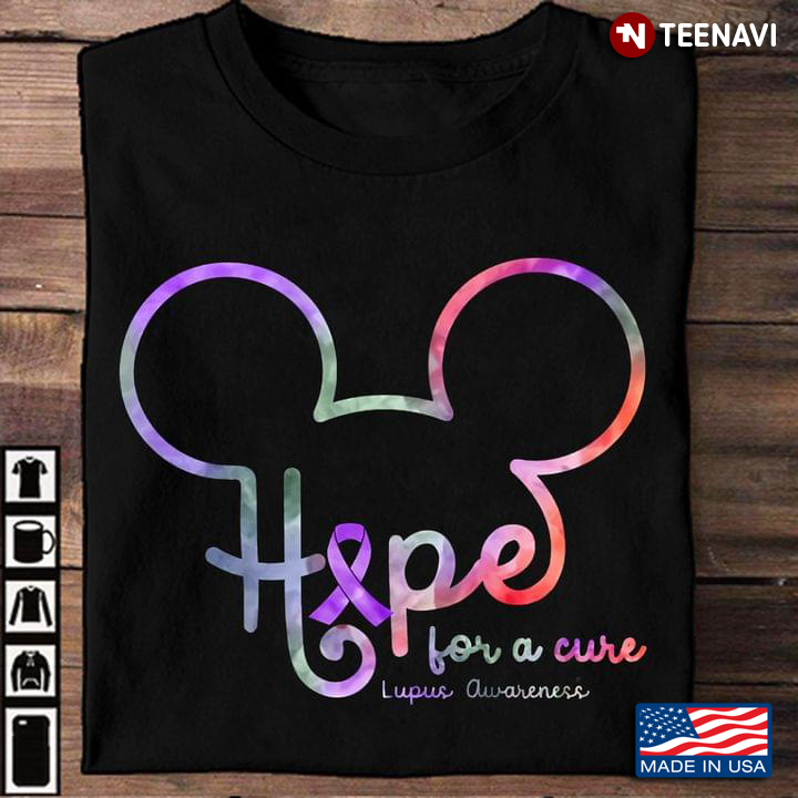 Mickey Mouse Face Hope For A Cure Lupus Awareness