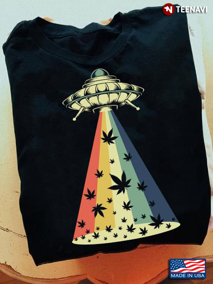 Weed UFO Funny Design