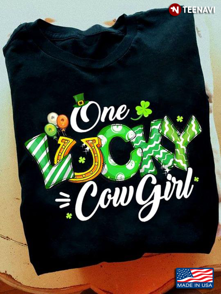 One Lucky Cow Girl for St Patrick's Day