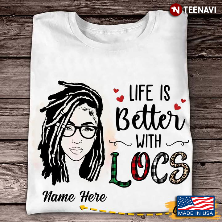 Personalized Name Life Is Better With Locs Leopard