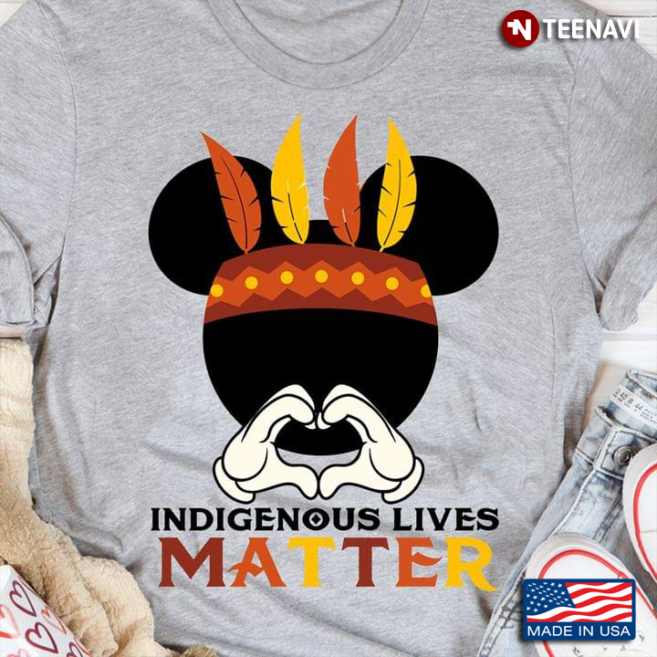 Indigenous Lives Matter Native American Mickey Mouse