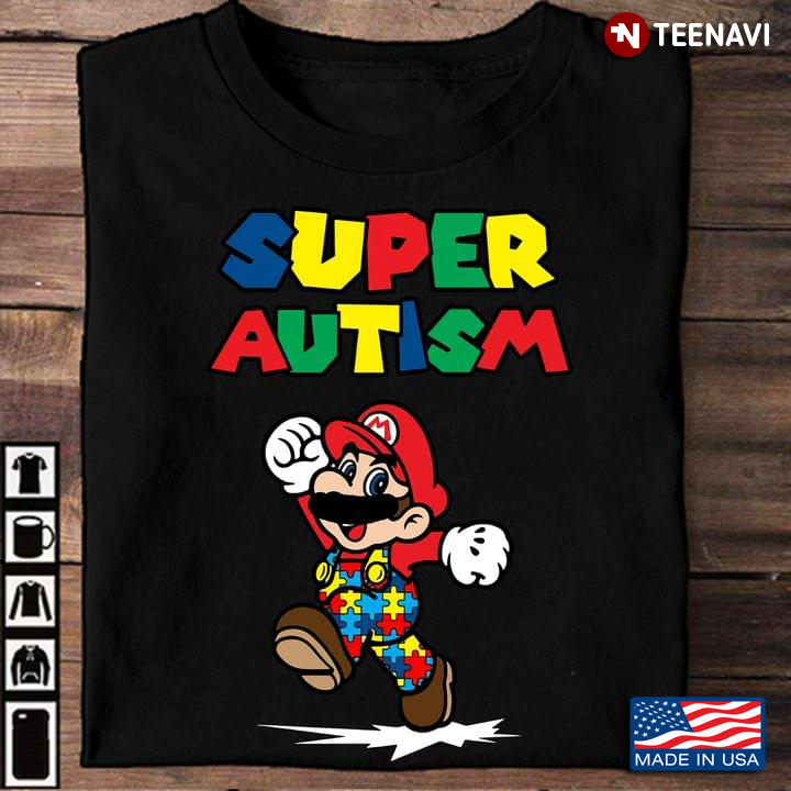 Mario Autism Awareness Super Autism
