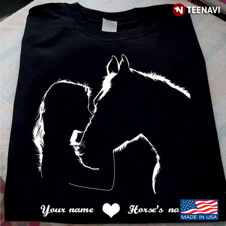 Personalized Name and Horse's Name for Horse Lover