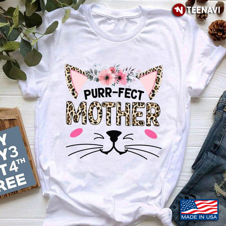 Purr-Fect Mother Cat Leopard for Cat Lover