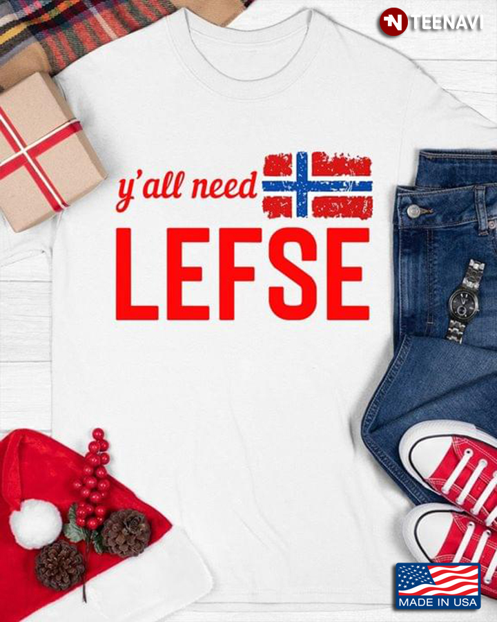 Y'all Need Lefse Flag of Norway