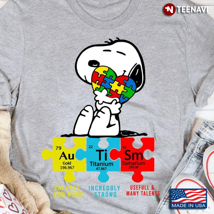 Snoopy Autism Awareness