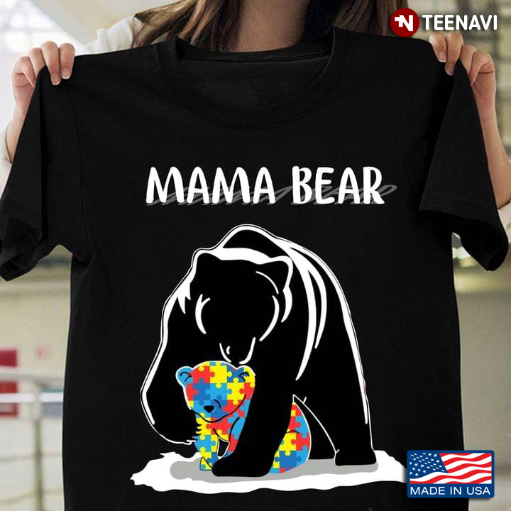 Autism Awareness Mama Bear