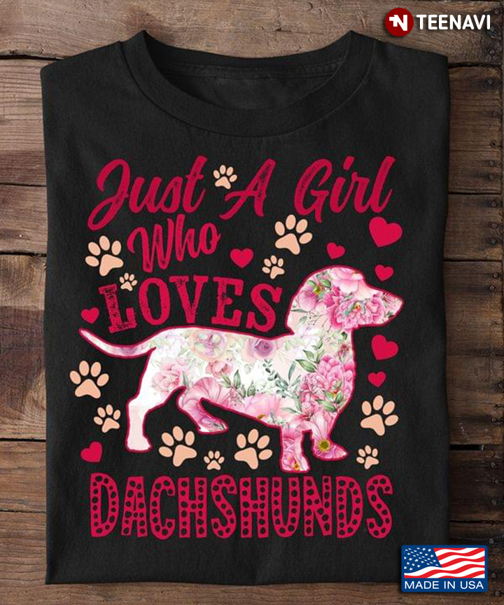 Just A Girl Who Loves Dachshunds for Dog Lover