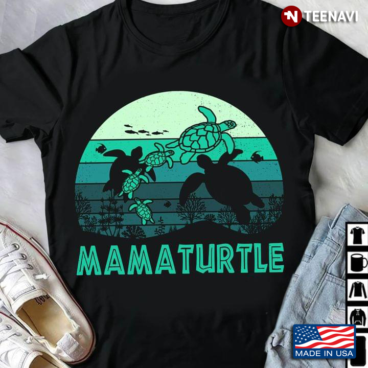 Vintage Mama Turtle for Animal Lover