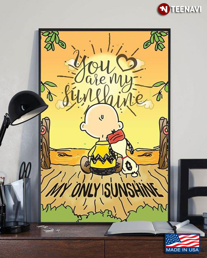 Peanuts Charlie Brown & Snoopy You Are My Sunshine