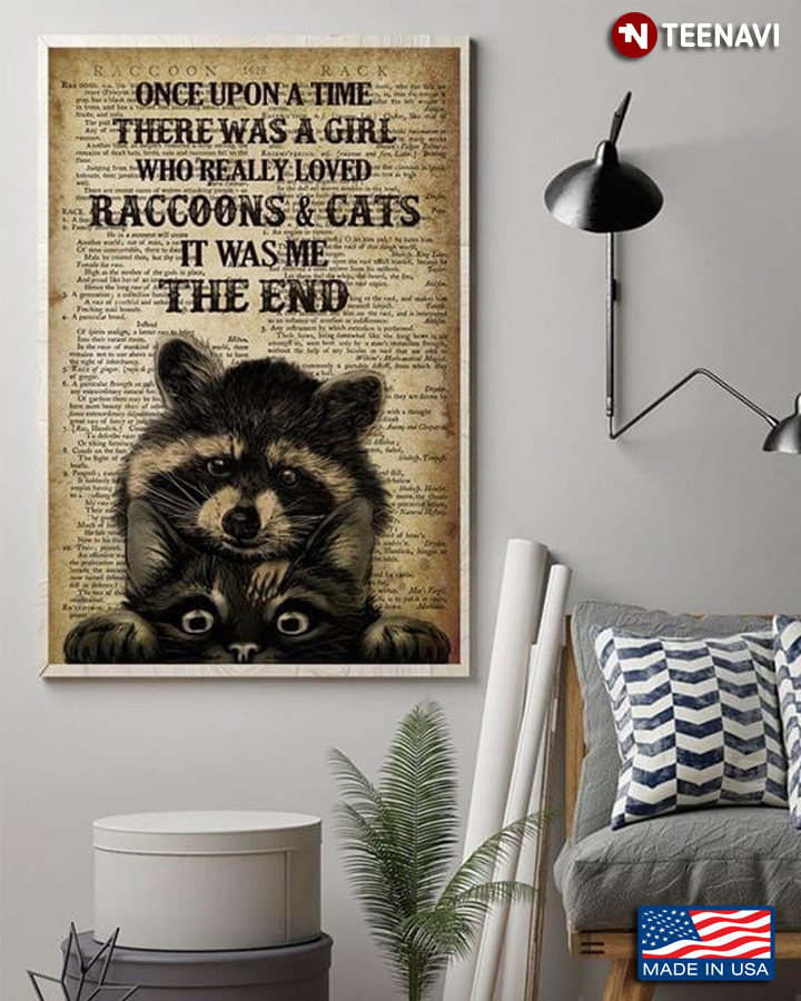 Dictionary Once Upon A Time There Was A Girl Who Really Loved Raccoons & Cats