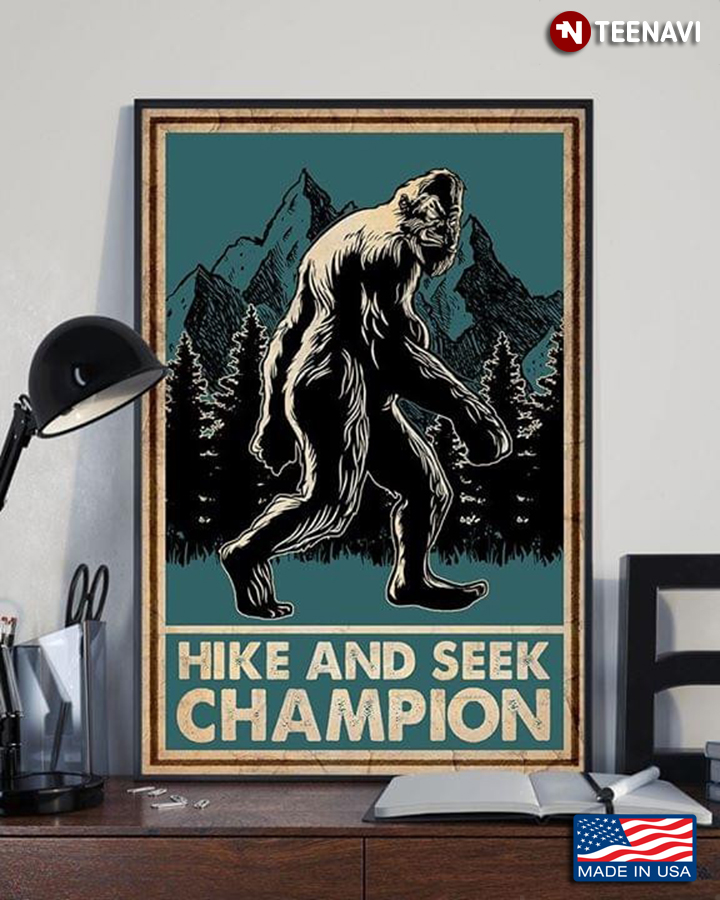 Bigfoot In The Forest Hike And Seek Champion