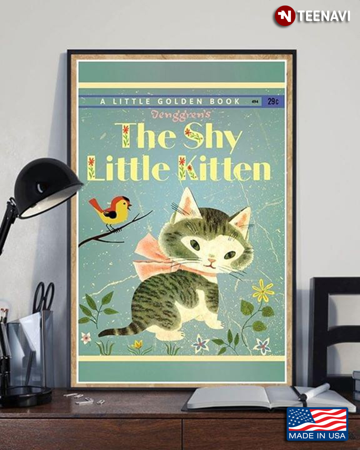A Little Golden Book Tenggren's The Shy Little Kitten