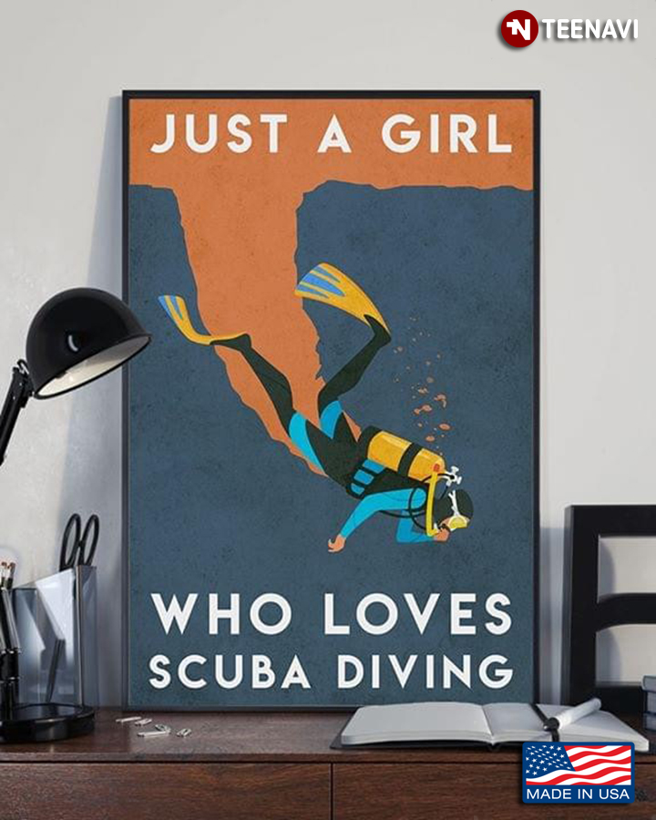 Female Scuba Diver Just A Girl Who Loves Scuba Diving