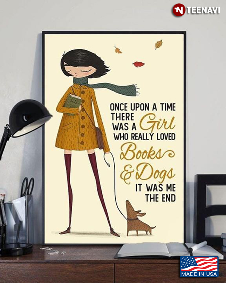 Autumn Theme Once Upon A Time There Was A Girl Who Really Loved Books & Dogs