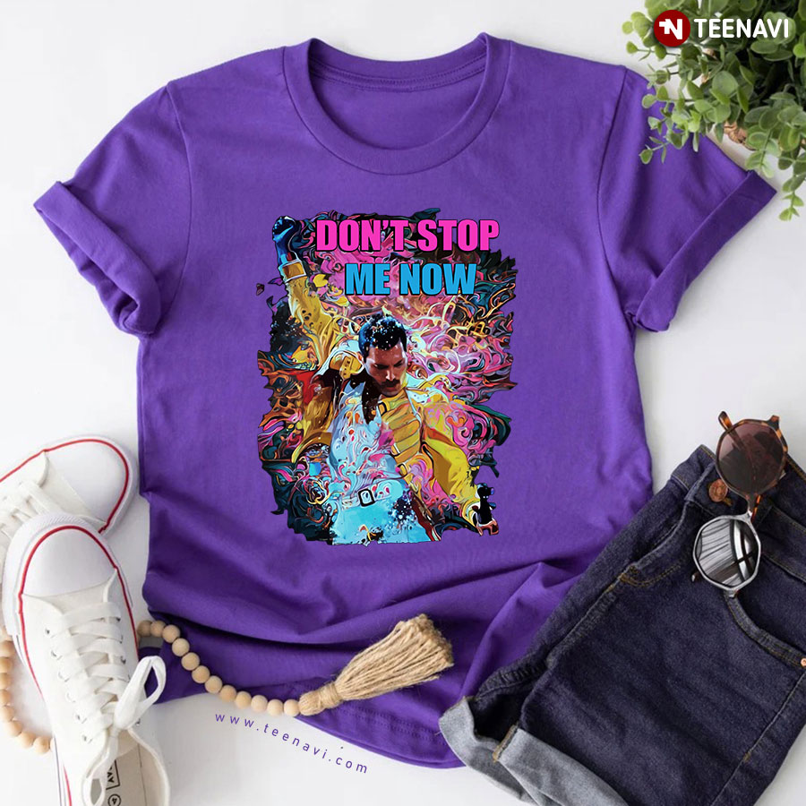 Freddie Mercury Don't Stop Me Now T-Shirt - TeeNavi