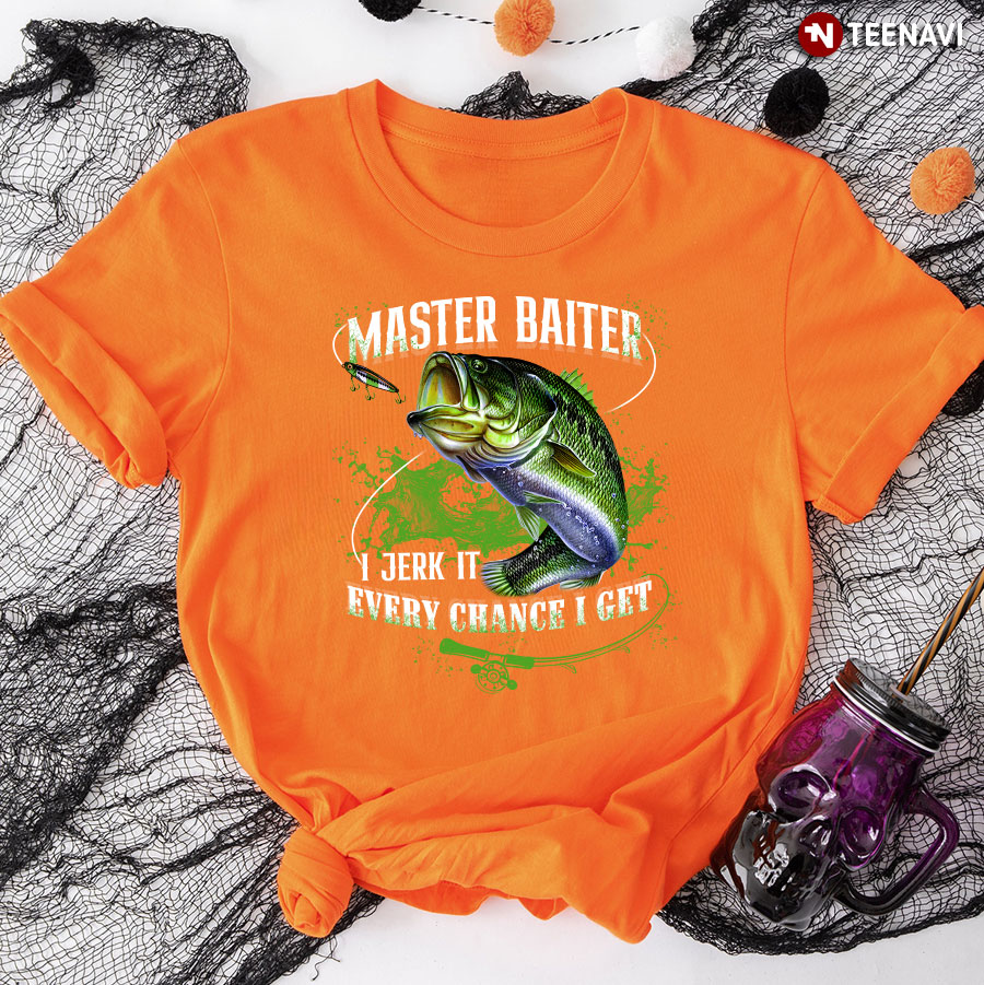 Master Baiter hooked since day one shirt, hoodie, sweater, long