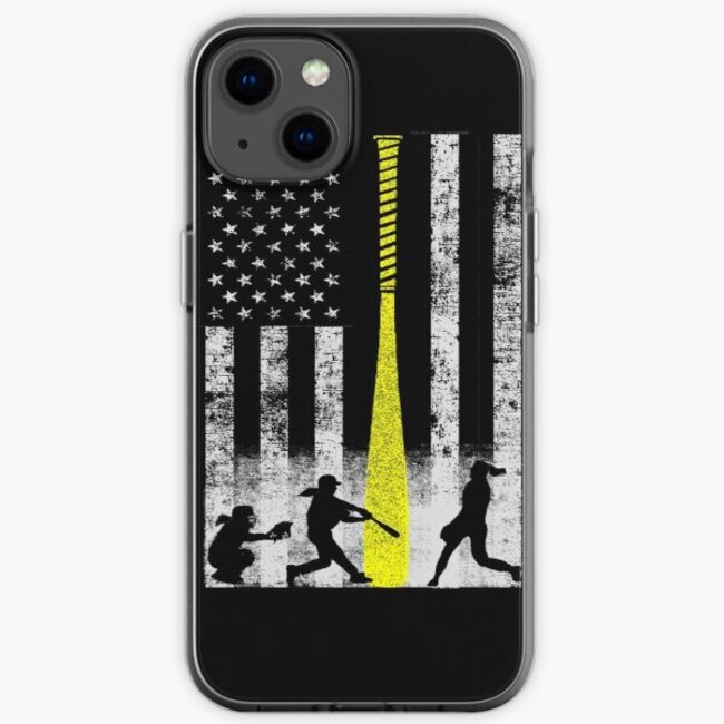 A Softball Phone Cover