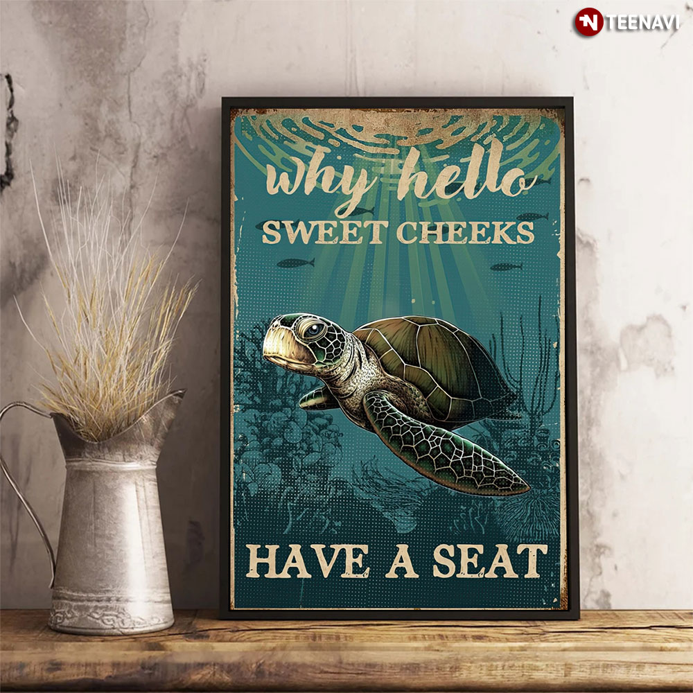 Why Hello Sweet Cheeks Have A Seat Turtle Sea